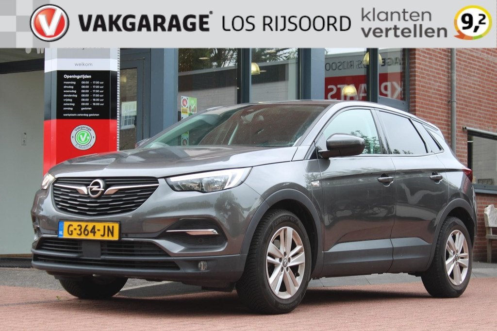 OPEL Grandland X 1.2 Turbo Aut. *Business* | Carplay | Cruis, Auto's, Opel, Automaat, Gebruikt, 1199 cc, Leder en Stof