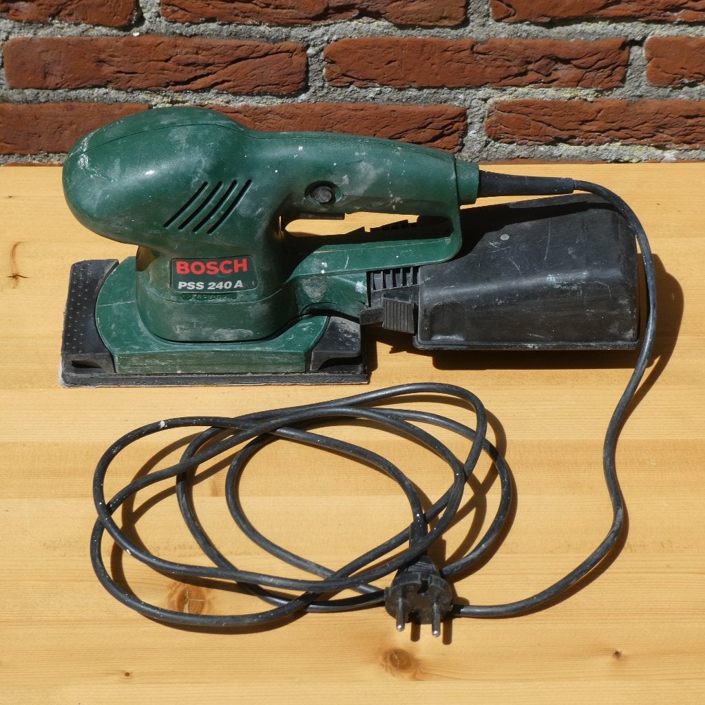 Bosch Schuurmachine PSS 240 A, Ophalen, Gebruikt, Minder dan 600 watt, Vlakschuurmachine
