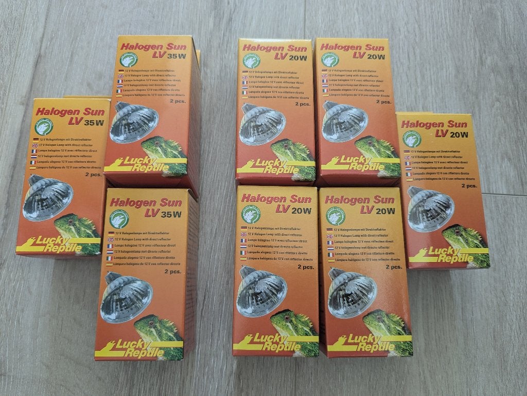 Lucky Reptile Halogeen Sun lamp, 20W+35W, Ophalen of Verzenden, Nieuw, Verlichting