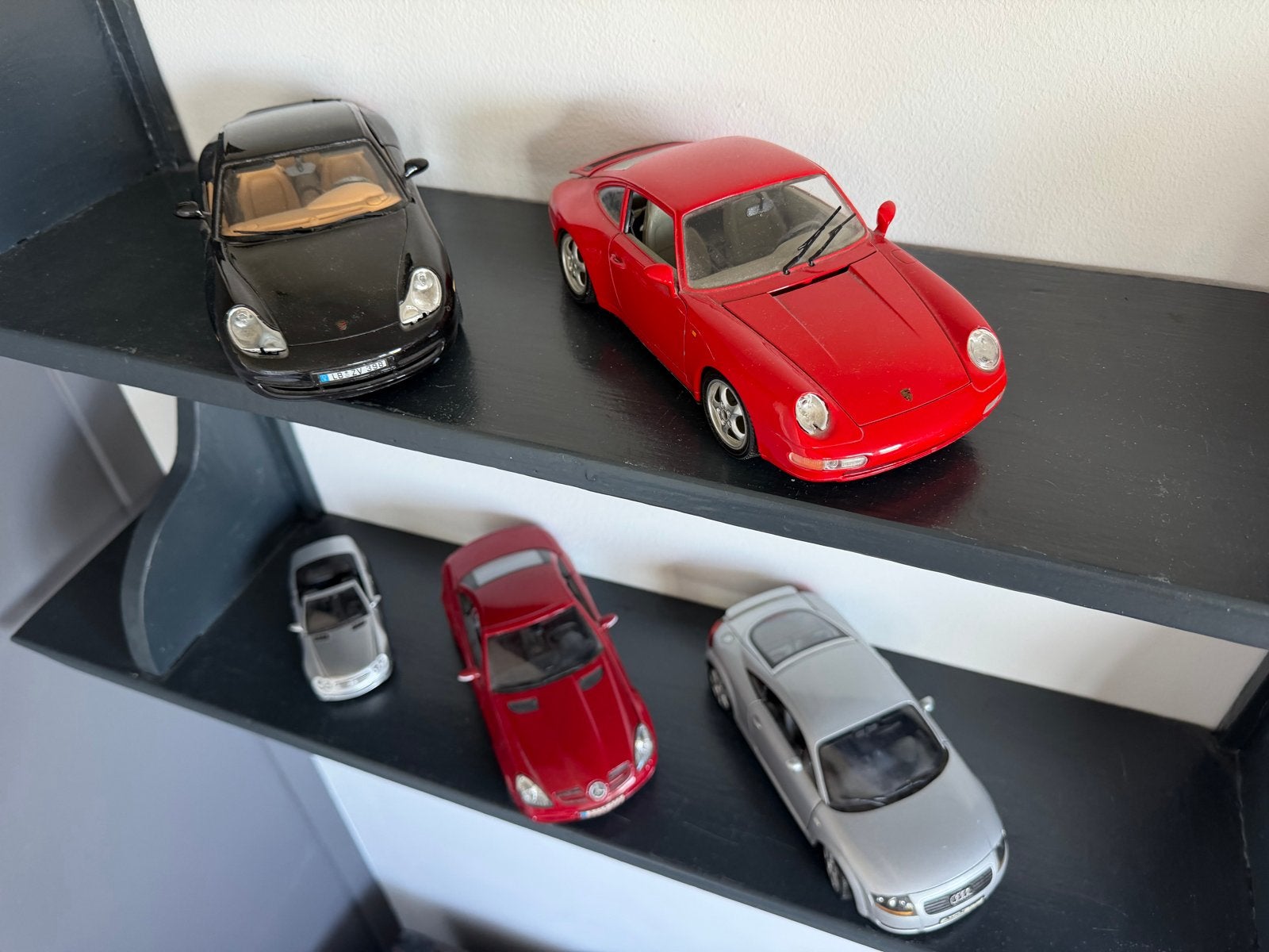 Verzameling modelauto's: Porsche, Mercedes, Audi, Gebruikt, Auto, 1:32 tot 1:50, Ophalen