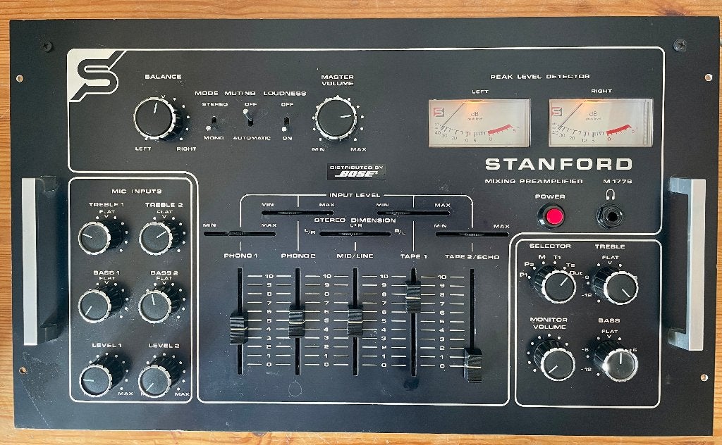 Stanford M1776 Mengpaneel Voorversterker - Vintage Audio, Ophalen of Verzenden, Gebruikt, 5 tot 10 kanalen, Microfooningang
