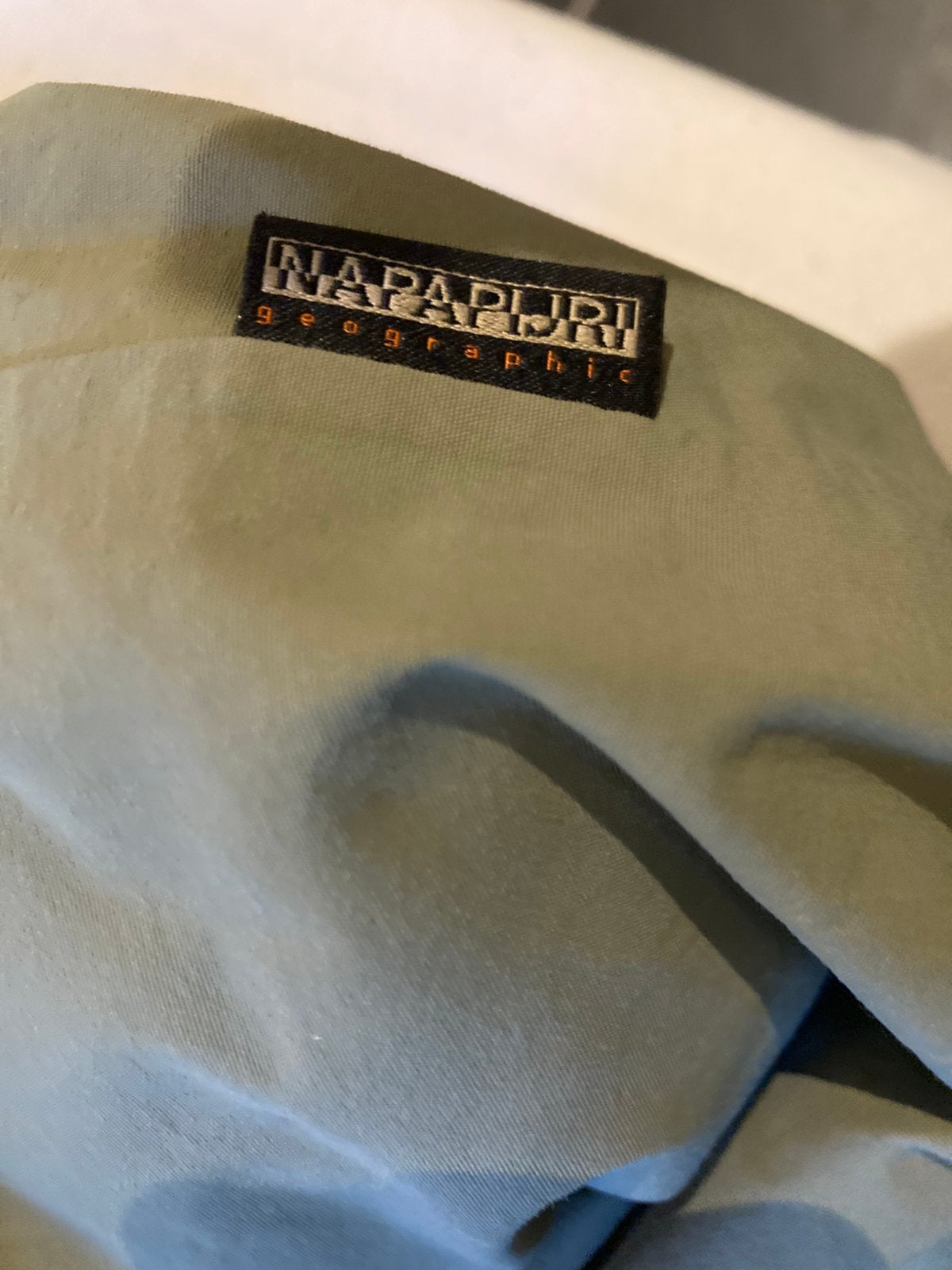 Napapijri Skijas pastelgroen M, Ophalen of Verzenden, Zo goed als nieuw, Jack