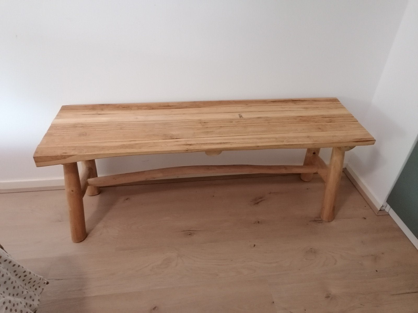 Houten bankje van Xenos, Gebruikt, Overige maten, Minder dan 75 cm, Landelijk, Natuurlijk