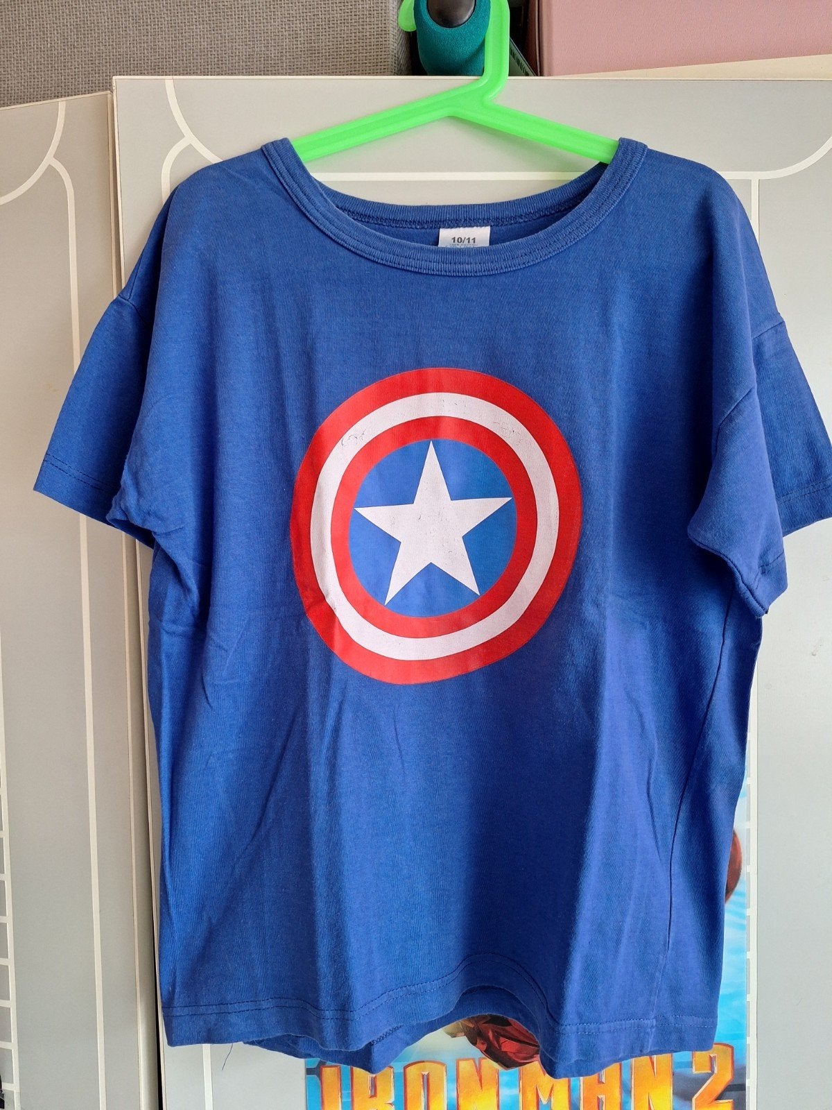 T-shirt Captain America schild mt 140/146, Artivo, Ophalen of Verzenden, Zo goed als nieuw, Shirt of Longsleeve