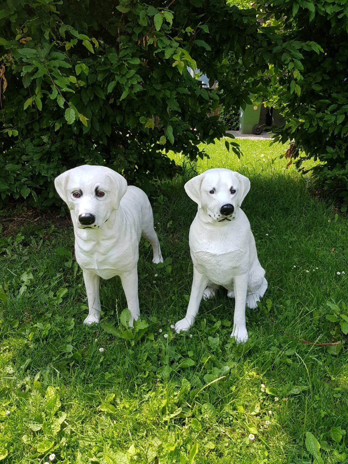 labradors, Ophalen, Dierenbeeld, Kunststof, .