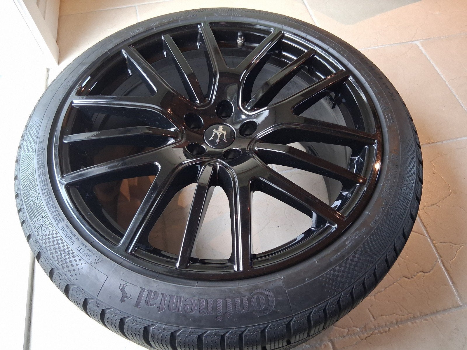 Maserati Velgen! Anteo zwart. 21", Ophalen, Velg(en), 265 mm, 21 inch