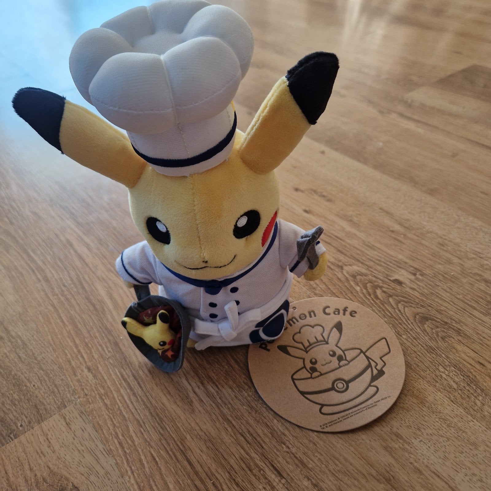 Nieuwe Japanse Pokémon Cafe Pikachu knuffel, Ophalen of Verzenden, Nieuw