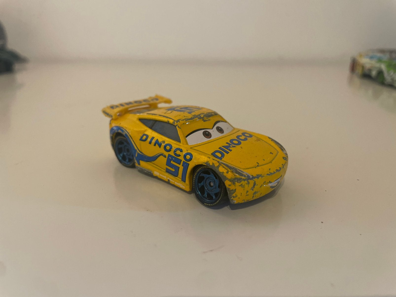 Disney Cars - Dinoco Cruz Ramirez, Ophalen of Verzenden, Gebruikt