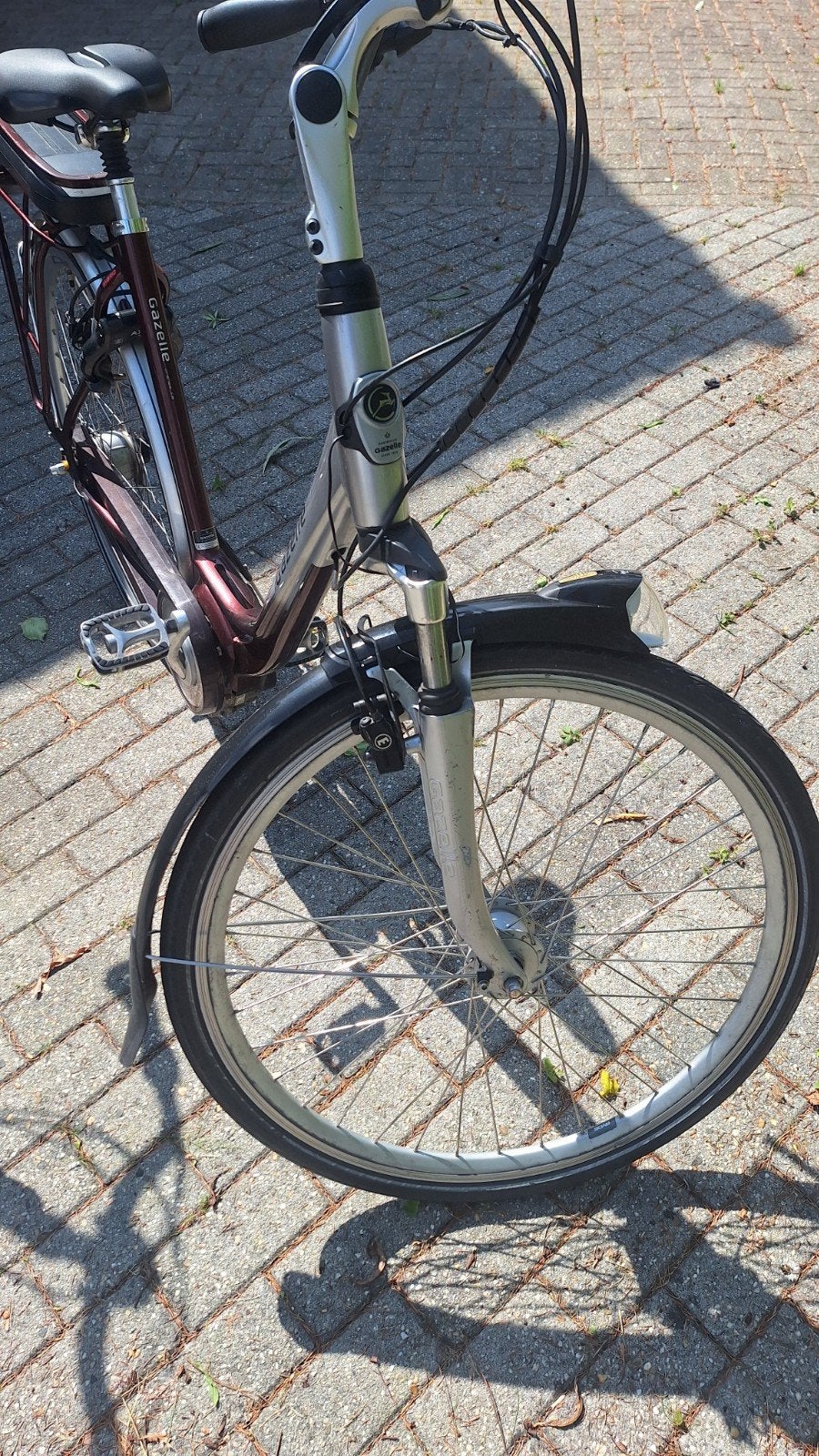 gazelle orange comfort, Fietsen en Brommers, Elektrische fietsen, 51 tot 55 cm, Ophalen of Verzenden, Zo goed als nieuw, Gazelle