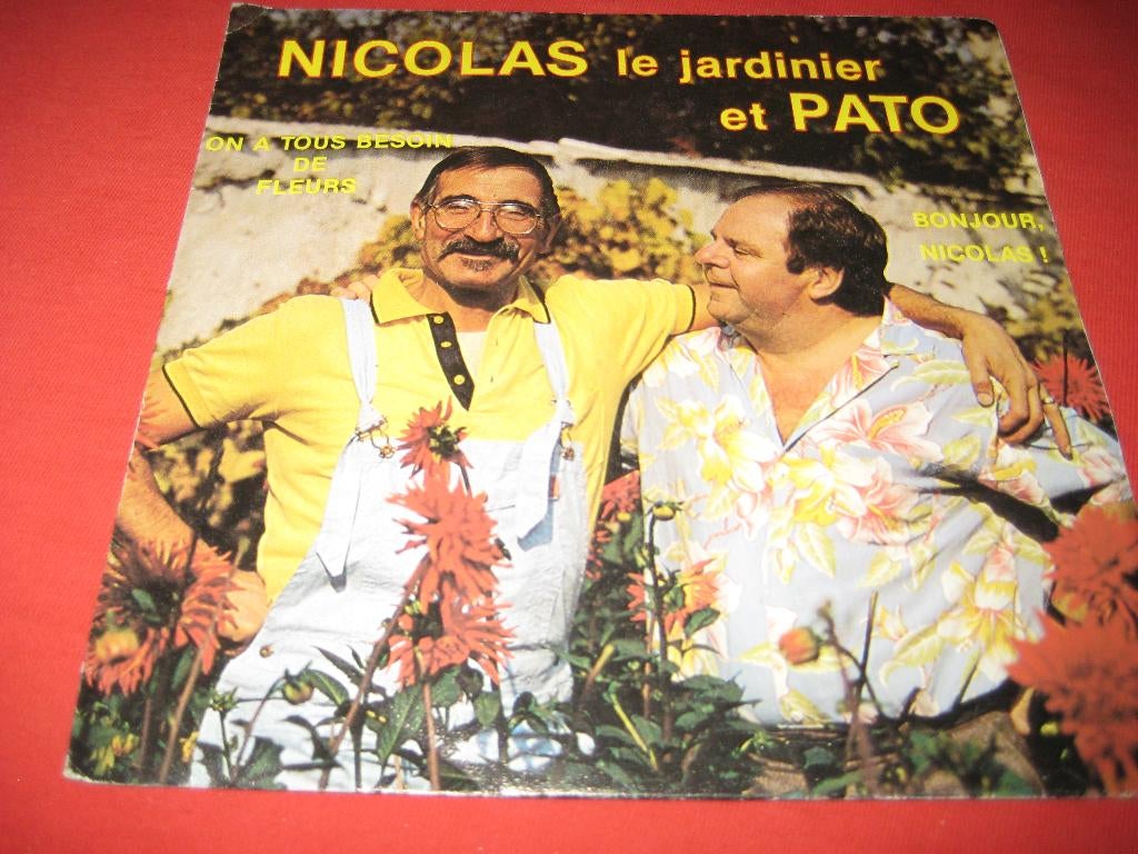 Nicolas the jardinier et Pato: On a tous besoin de fleurs, Ophalen of Verzenden, Zo goed als nieuw, Pop, Single