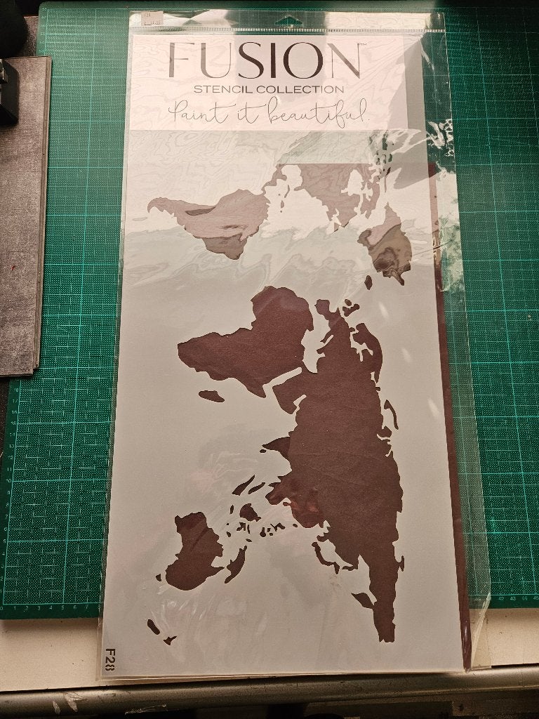 Herbruikbaar Sjabloon / Stencil : wereldkaart, Ophalen of Verzenden, Nieuw, Gereedschap of Toebehoren