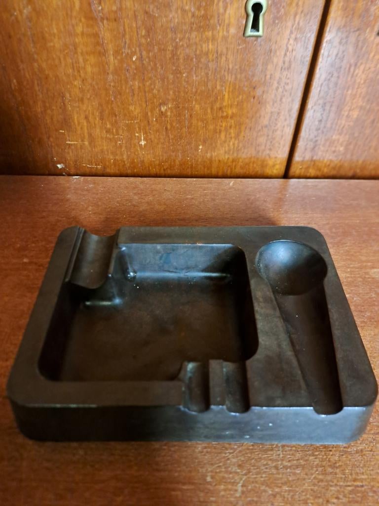 Bakeliet asbak antiek 1930's, Ophalen of Verzenden, Gebruikt, Asbak