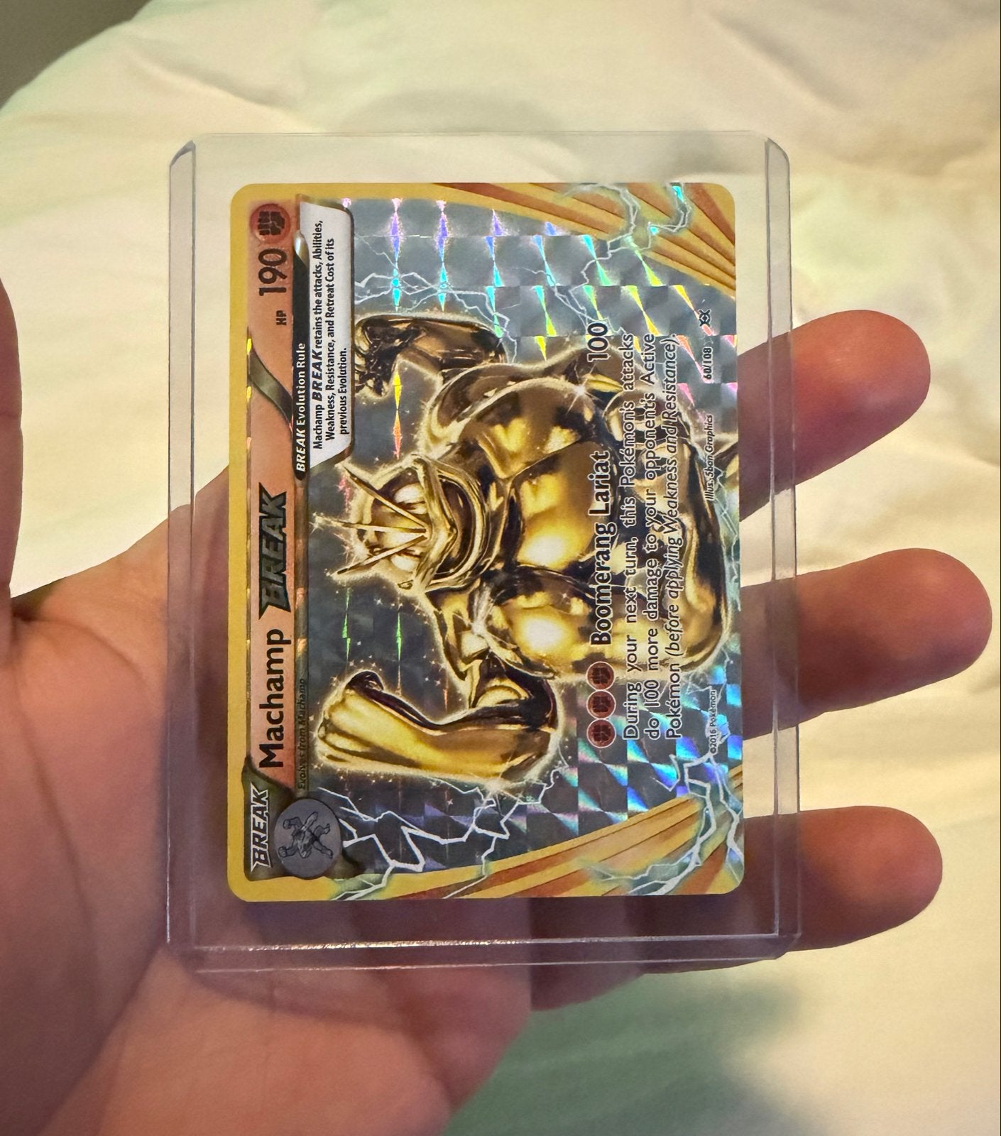 Machamp BREAK Pokémon Kaart 60/108, Ophalen of Verzenden, Zo goed als nieuw, Losse kaart