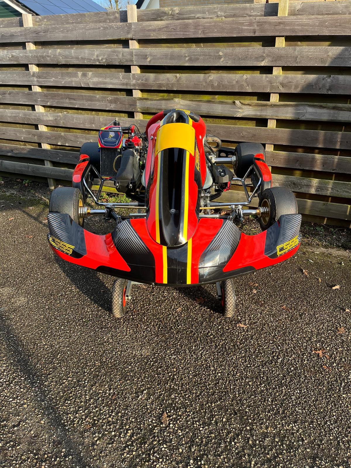 Cs55 frame met rotax senior evo motor, Ophalen, Zo goed als nieuw, Kart