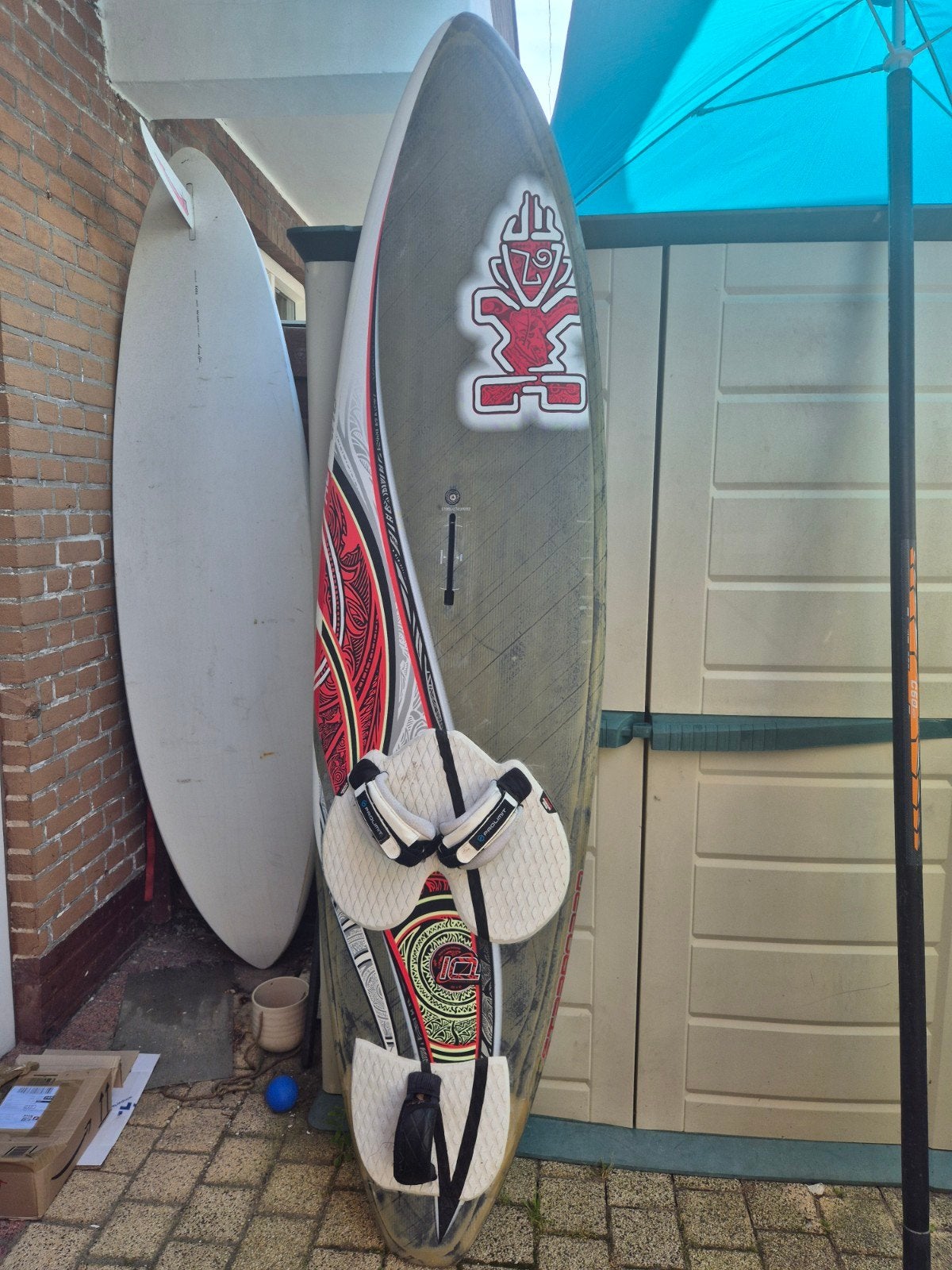 ​Starboard Quad Carbon/Wood Wavboard – 227 x 57 (ca. 75L) –, Ophalen, Plank