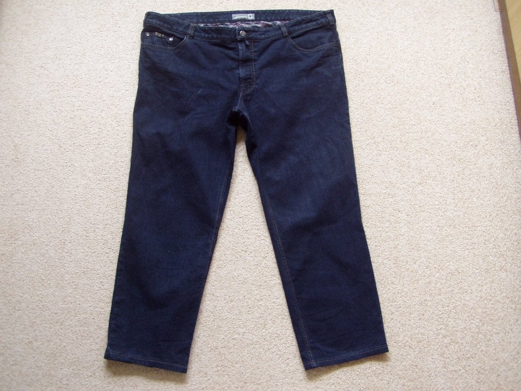 Blauwe spijkerbroek Meyer, Kleding | Heren, Blauw, Meyer, Ophalen of Verzenden, Zo goed als nieuw