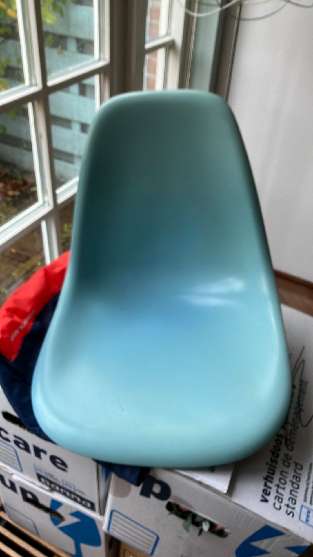 Eames DSW kuip voor kuipstoel, Ophalen, Kunststof, Gebruikt, Blauw