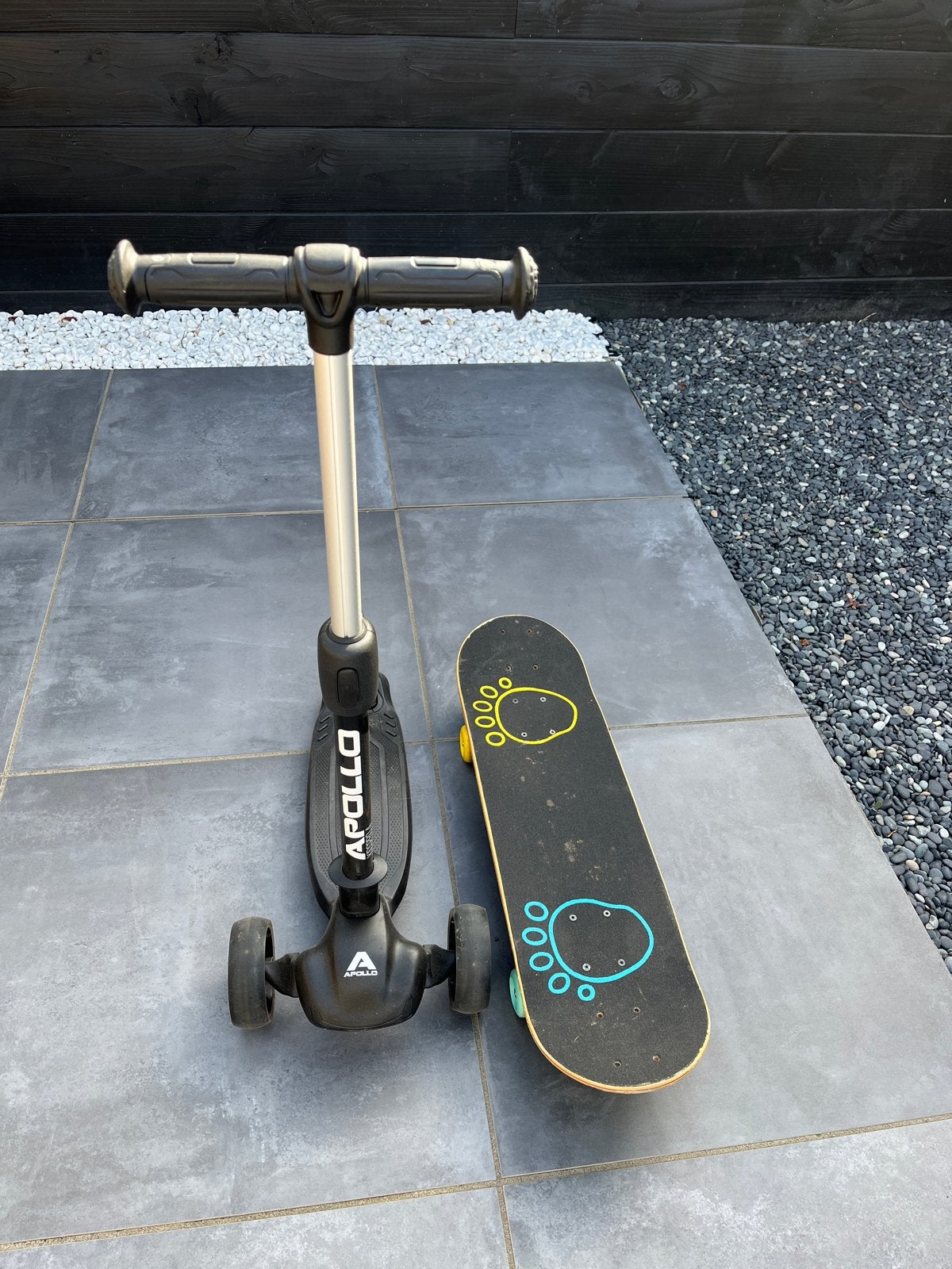 Apollo step en skateboard set, Ophalen, Gebruikt, Gewone step