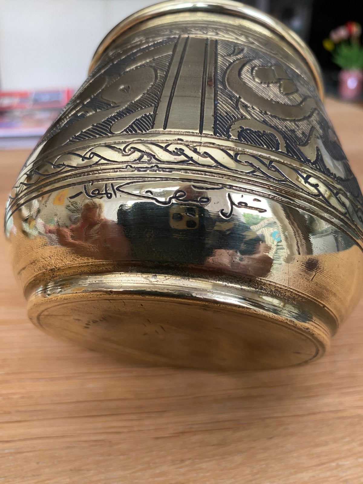 Marokkaanse koperen pot , 19e eeuws  10 x10 cm, Antiek en Kunst, Antiek | Koper en Brons, Ophalen of Verzenden, Koper
