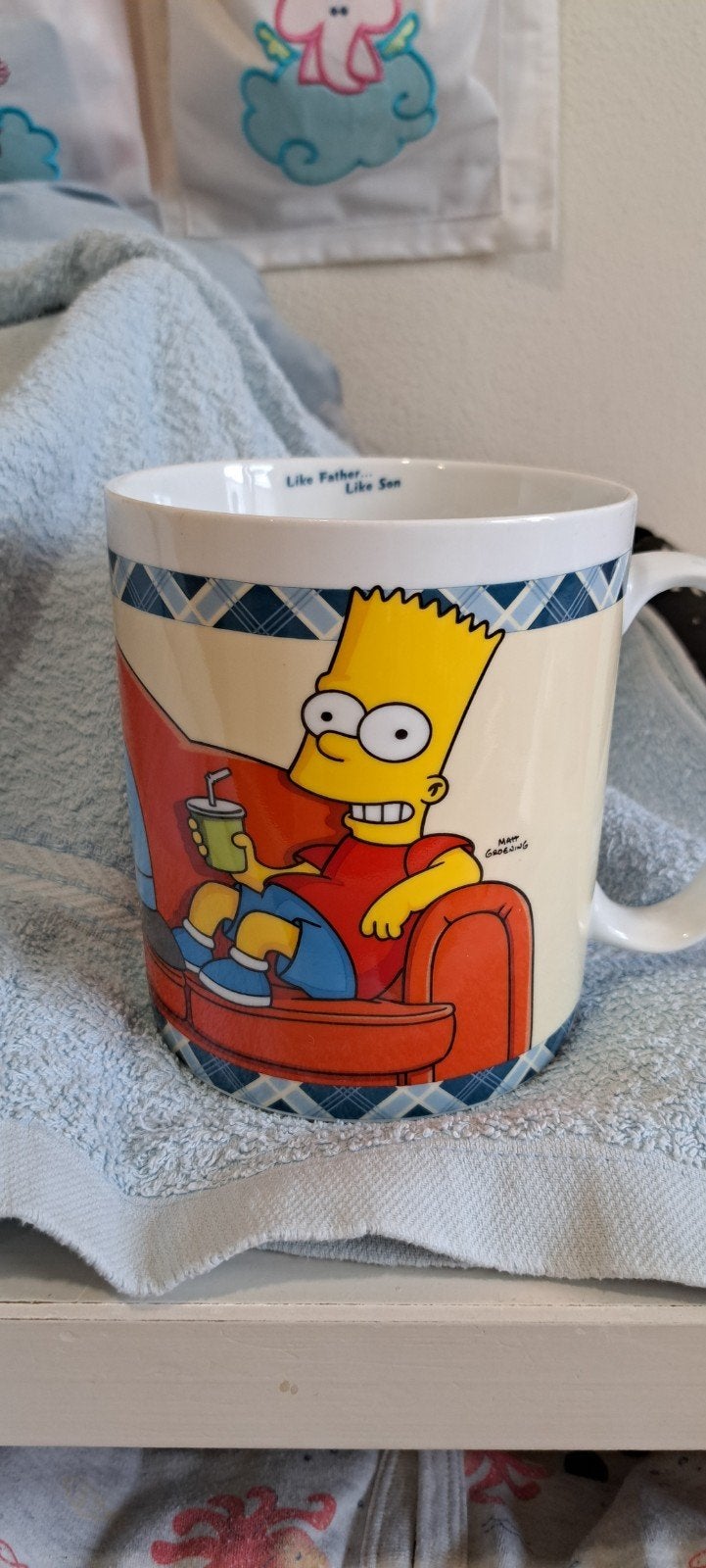 xxxl mok 1liter  Simpsons 2007, Verzamelen, Ophalen of Verzenden, Nieuw