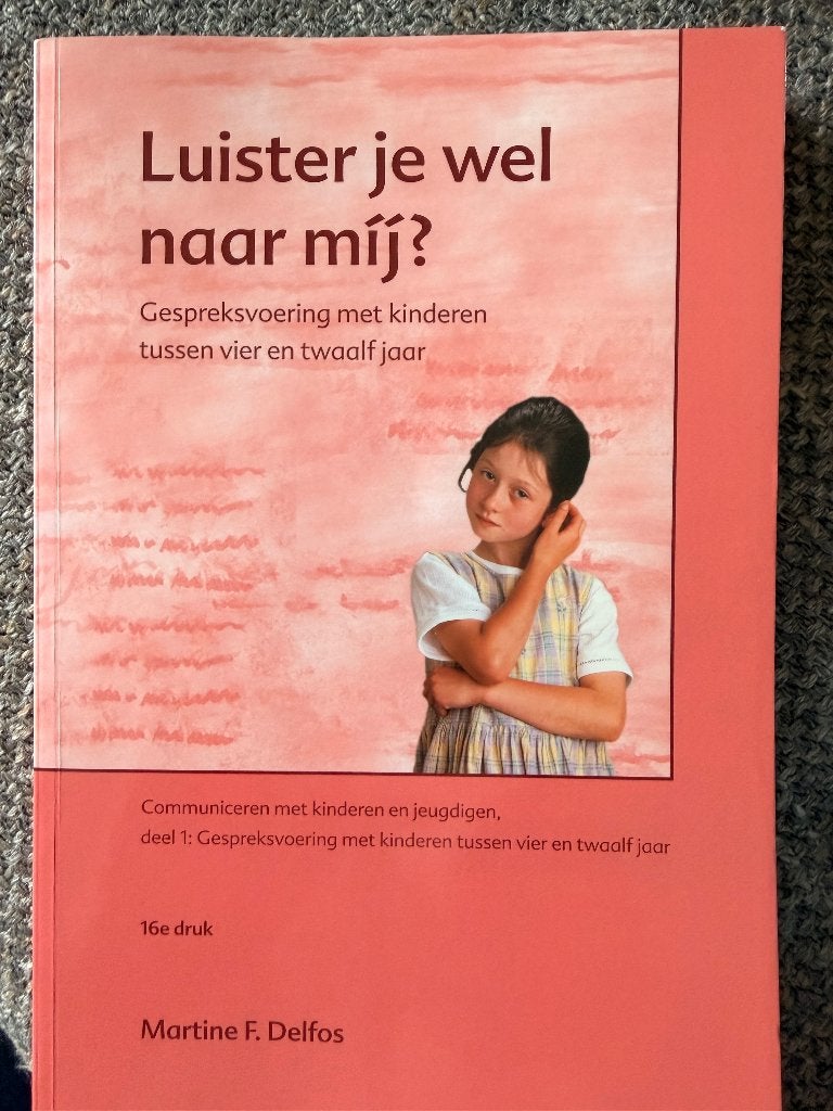 Luister je wel naar mij ? Martine F. Delfos, Ophalen of Verzenden, Zo goed als nieuw, Non-fictie