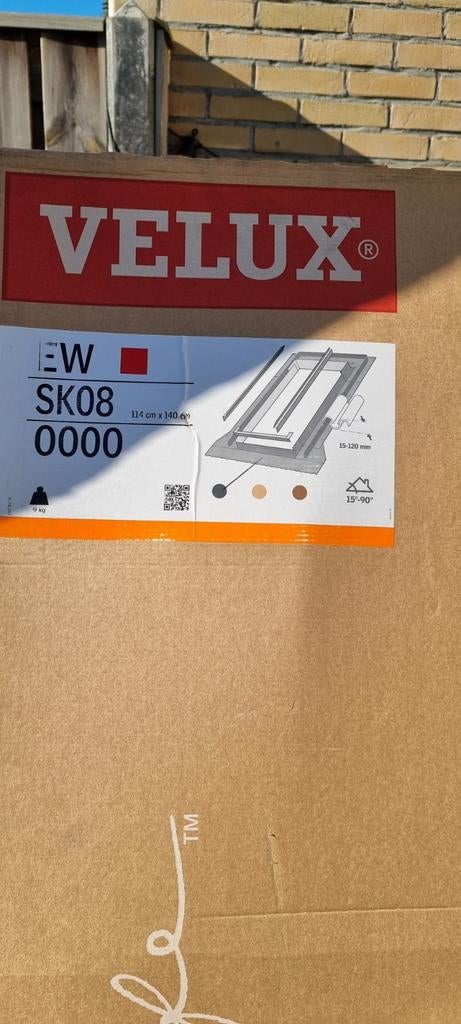 VELUX gootstukken EW SK 08-OOOO (114 cm x 140 cm), Doe-het-zelf en Verbouw, Glas en Ramen, 120 tot 160 cm, Nieuw, Ophalen of Verzenden