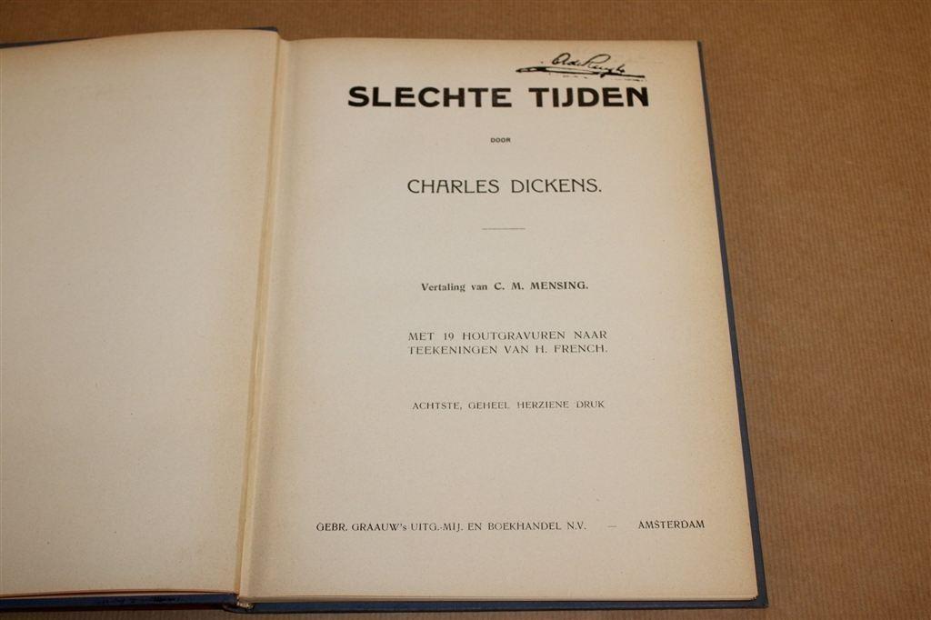 Slechte Tijden — Dickens, Geïllustreerde Editie ca. 1885, Ophalen of Verzenden