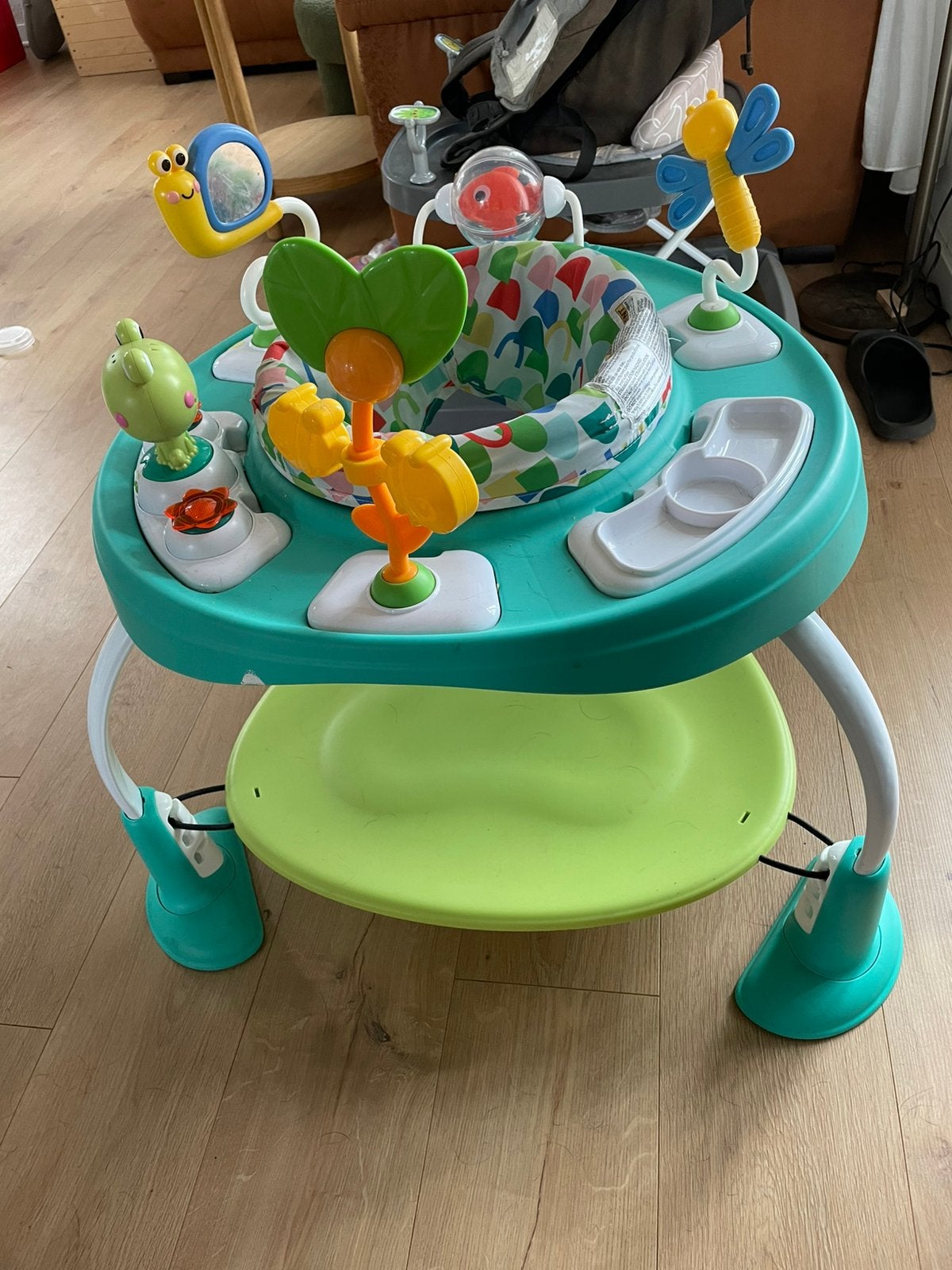 Baby speel- en springcentrum met 360 draaistoel, Ophalen, Zo goed als nieuw