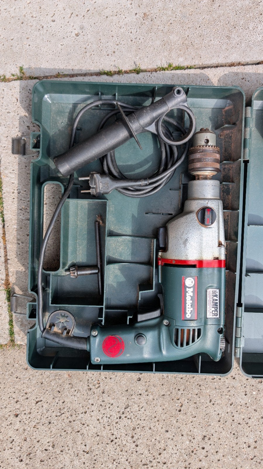 Metabo Klopboormachine 800W - Duitse kwaliteit, Boormachine, Ophalen of Verzenden, Variabele snelheid, Gebruikt