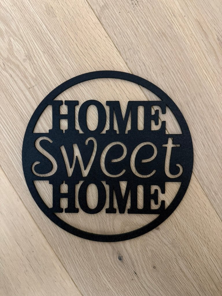 Home Sweet Home, Verzenden, Zwart, Kunststof, Nieuw