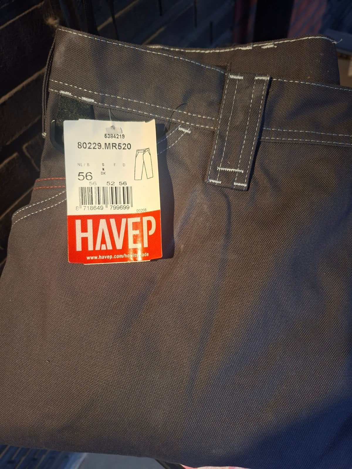 HAVEP Werkbroek Maat 56 - Zo goed als nieuw, Tuin en Terras, Ophalen, HAVEP, Heren, Zo goed als nieuw