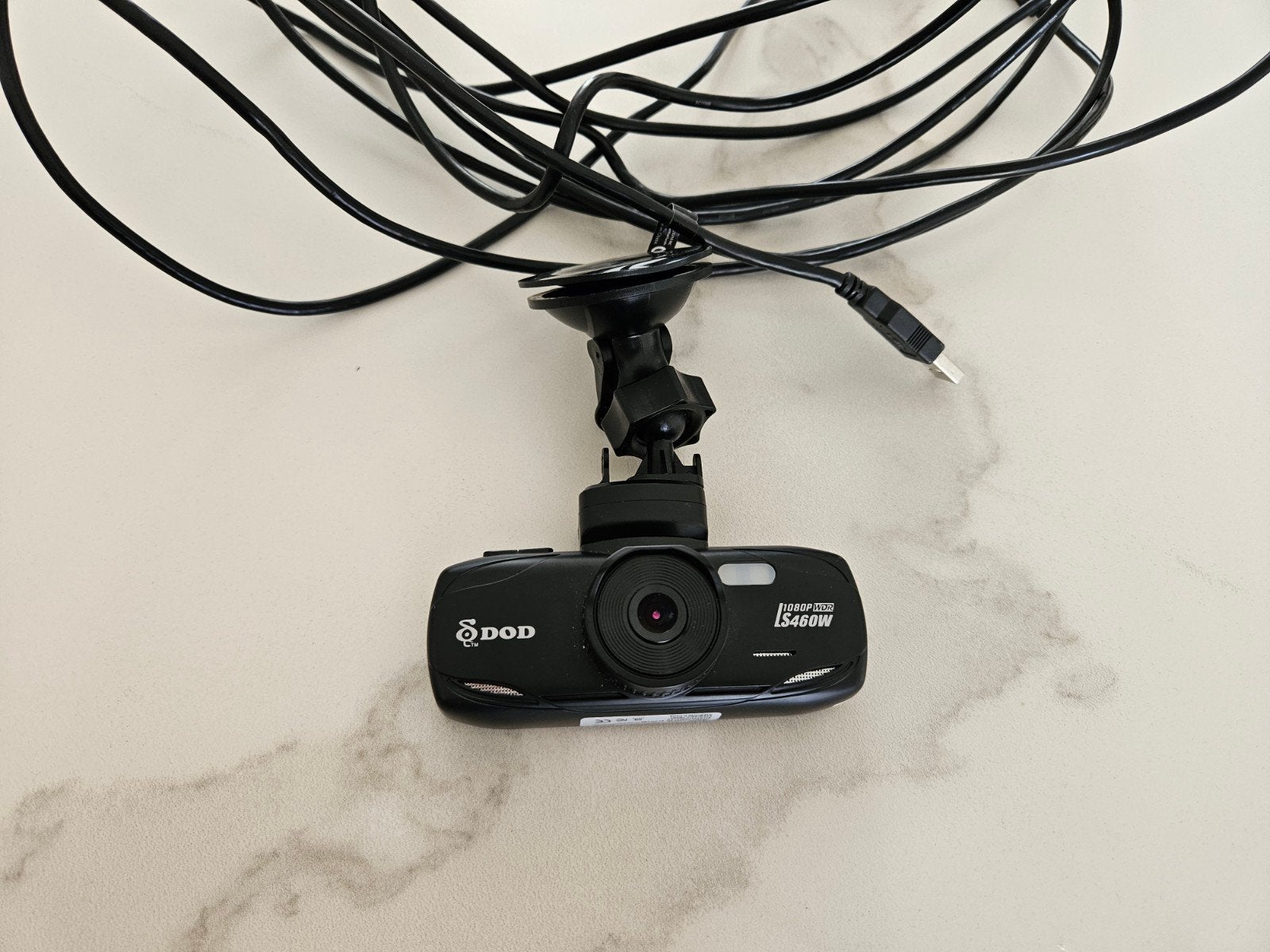 DOD LS460W 1080p dashcam, Ophalen of Verzenden, Gebruikt