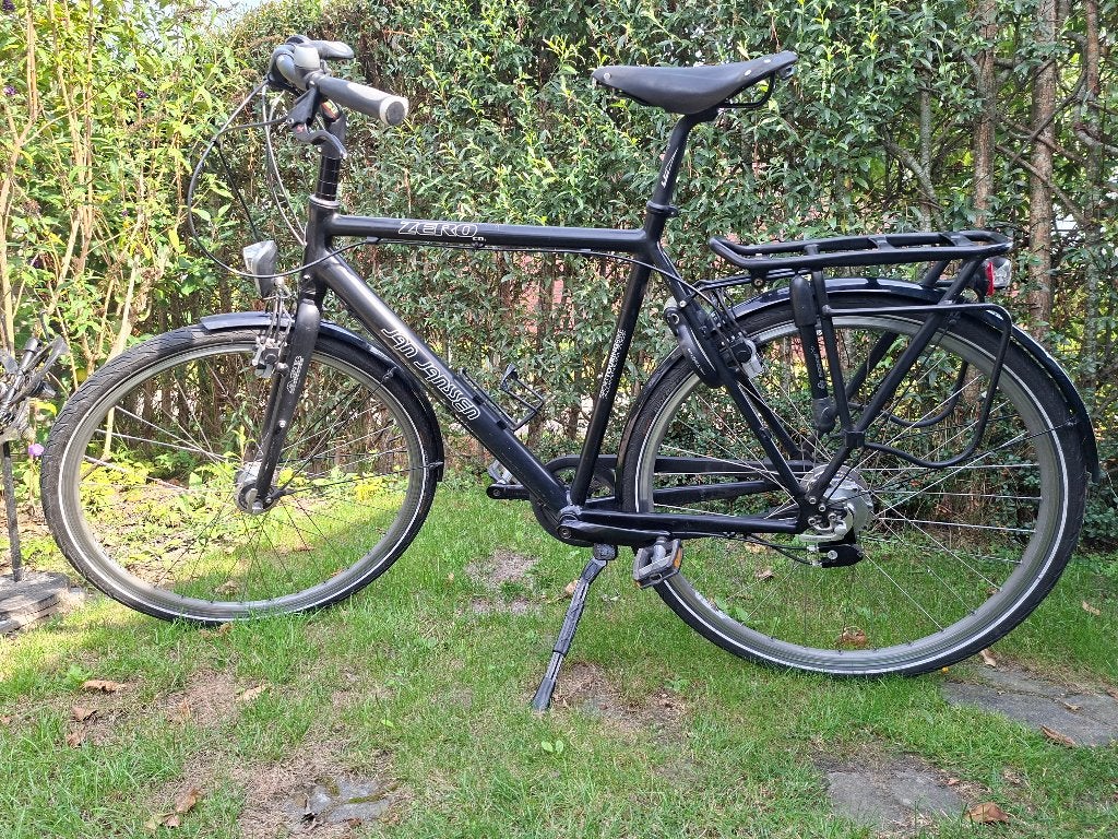 Jan Janssen Zero Rohloff-naaf, 28 inch, Gebruikt, 10 tot 15 versnellingen, Velgrem