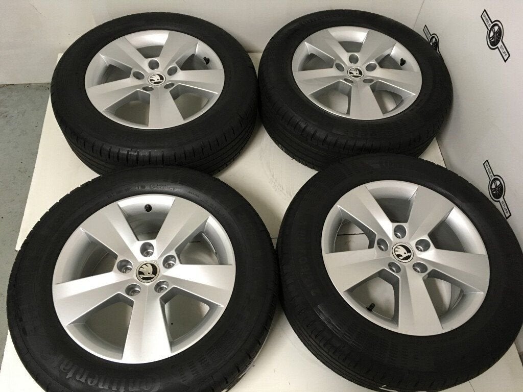Skoda Superb lichtmetaal velgen 16"inch 5x112, Ophalen, Nieuw, 16 inch, Banden en Velgen