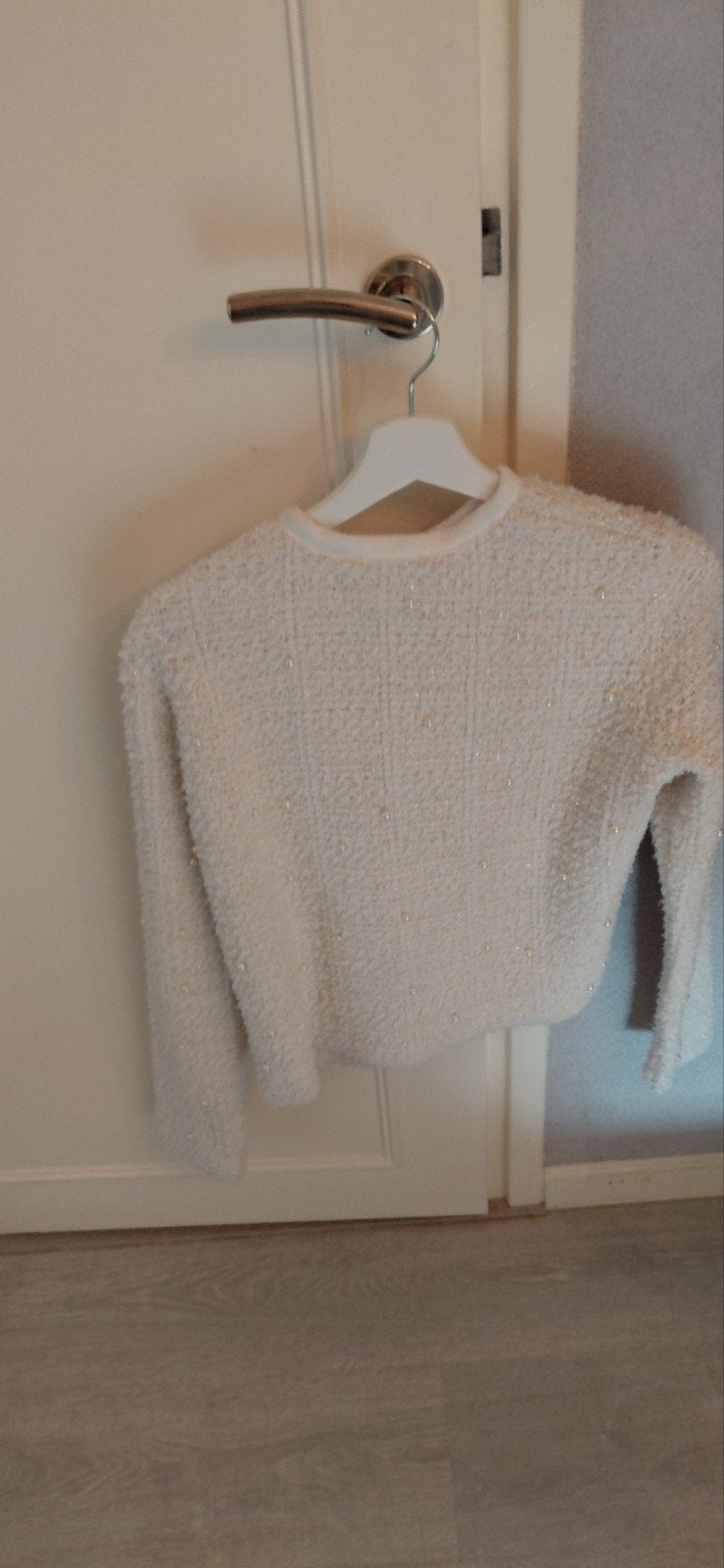 mooi dames vestje in de kleur wit met parels, Ophalen, Zo goed als nieuw, Wit