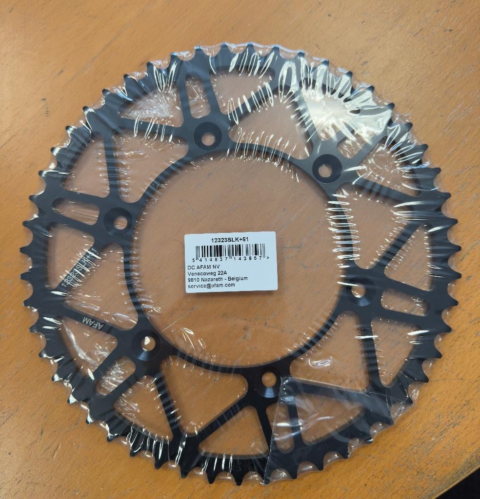 Yamaha - Fantic Achtertandwiel zelfreinigend AFAM staal 51, Ophalen of Verzenden, Nieuw