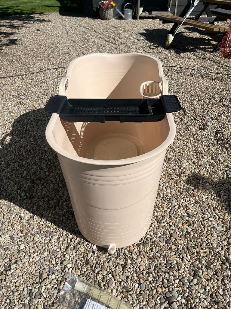 HelloBath Bath Bucket XL Beige - Draagbaar Zitbad Volwassene, Ophalen, Zo goed als nieuw, Beige, Overige typen