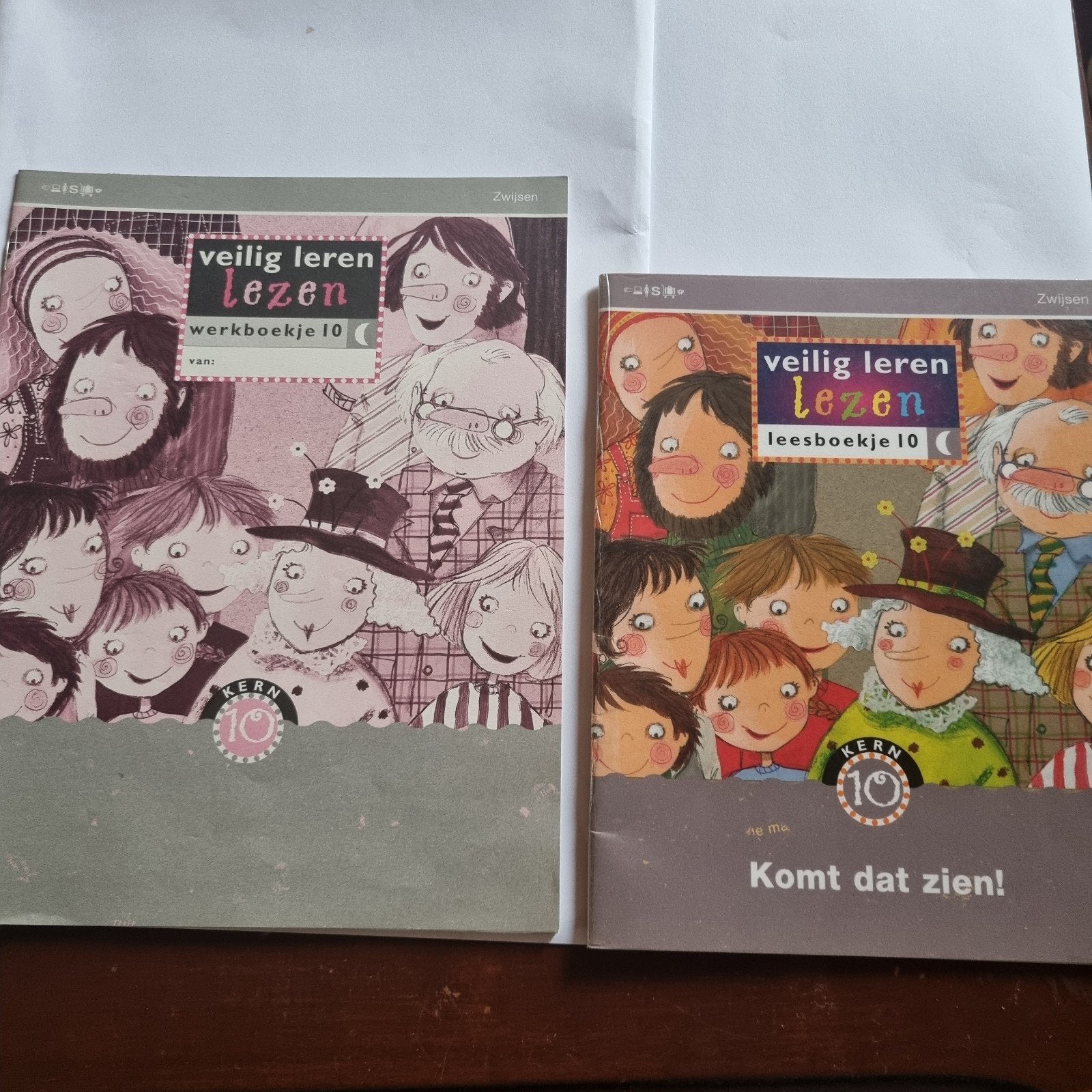 Veilig Leren Lezen - Leesboekje en Werkboekje Kern 10 maan, Ophalen of Verzenden, Gelezen, Zwijsen, Non-fictie