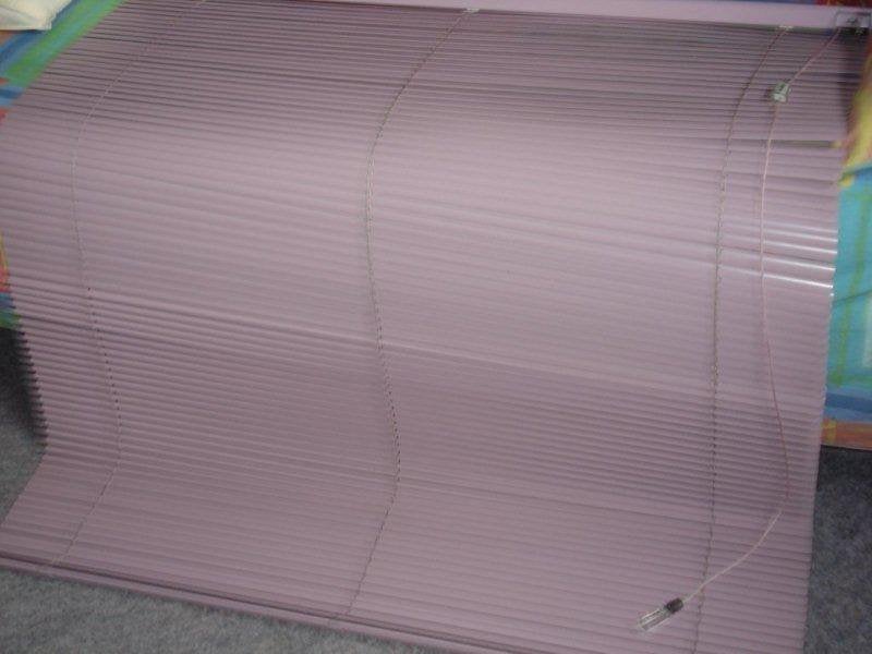 Luxaflex jalousie, Ophalen, Gebruikt, In te korten, Roze