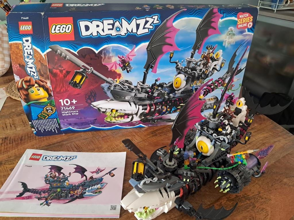 Lego DREAMZZZ 71469 Nightmare Shark Ship, Ophalen of Verzenden, Zo goed als nieuw