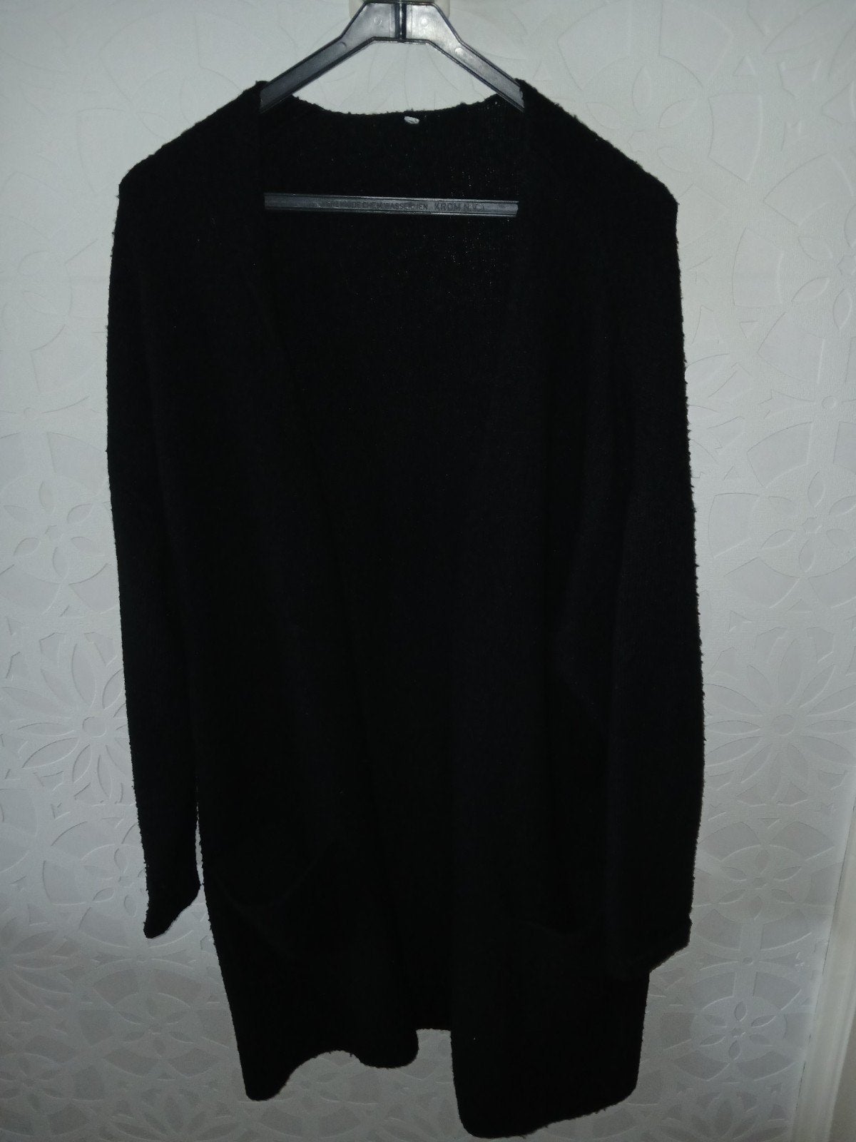 lang zwart vest xxxl, Kleding | Dames, Ophalen, Zo goed als nieuw, Zwart, Trui of Vest