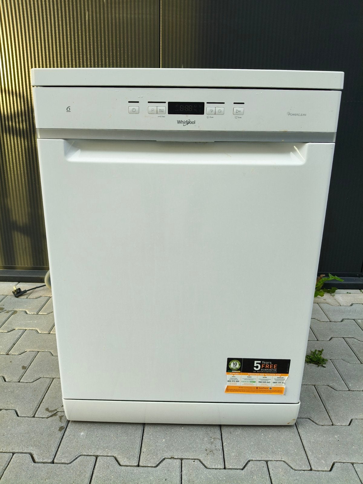 whirlpool vaatwasser met bestek korf, Ophalen, 85 tot 90 cm