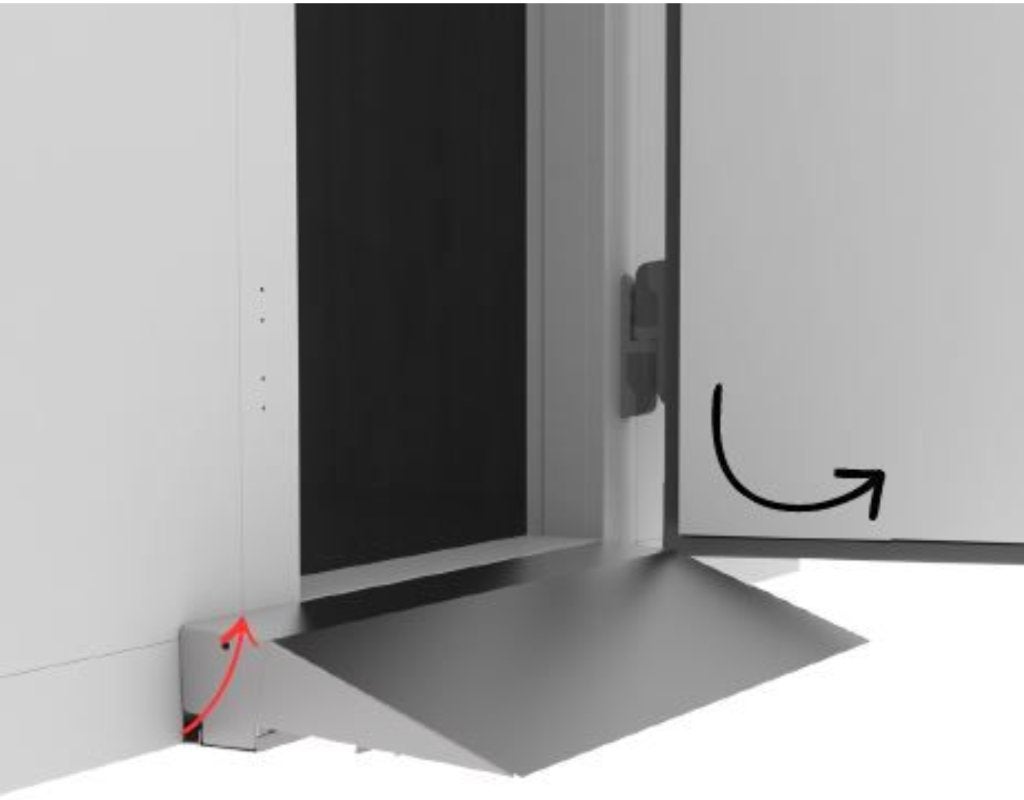 Automatische oprijplaat koelcel / vriescel – 80 mm & 120 mm, Handelgigant, Info@handelgigant.nl, Handelgigant, Nieuw in verpakking