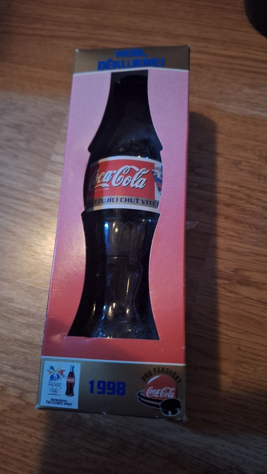 Coca-Cola flesje Olympische Spelen 1998 Nagano, Ophalen, Nieuw, Verpakking
