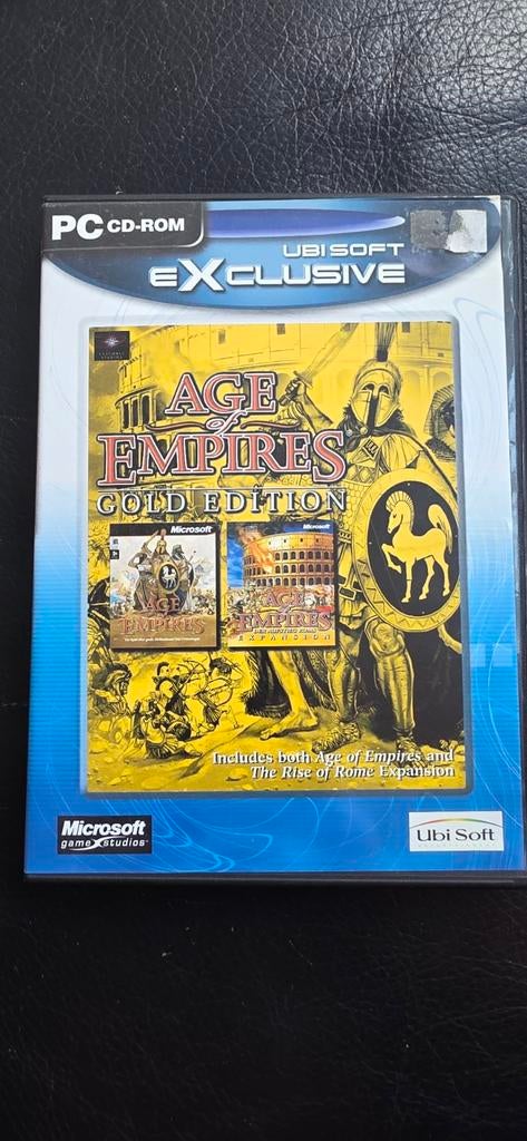 Age of Empires Gold Edition PC CD-ROM, Gebruikt, 1 speler, Eén computer, Ophalen of Verzenden