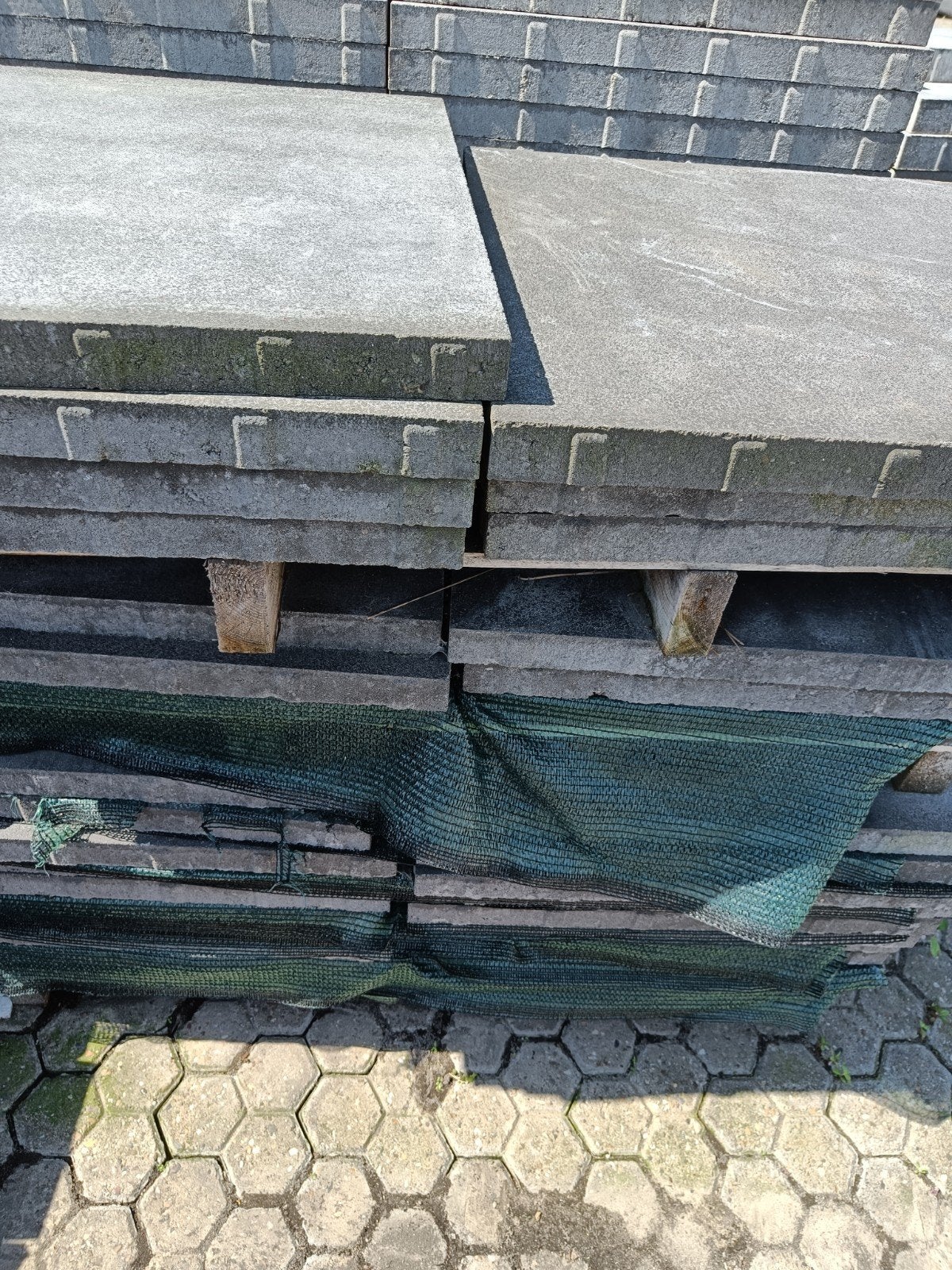 Rest partij betontegels afm 60x60x5 cm, Tuin en Terras, Ophalen, Nieuw, Beton, Terrastegels