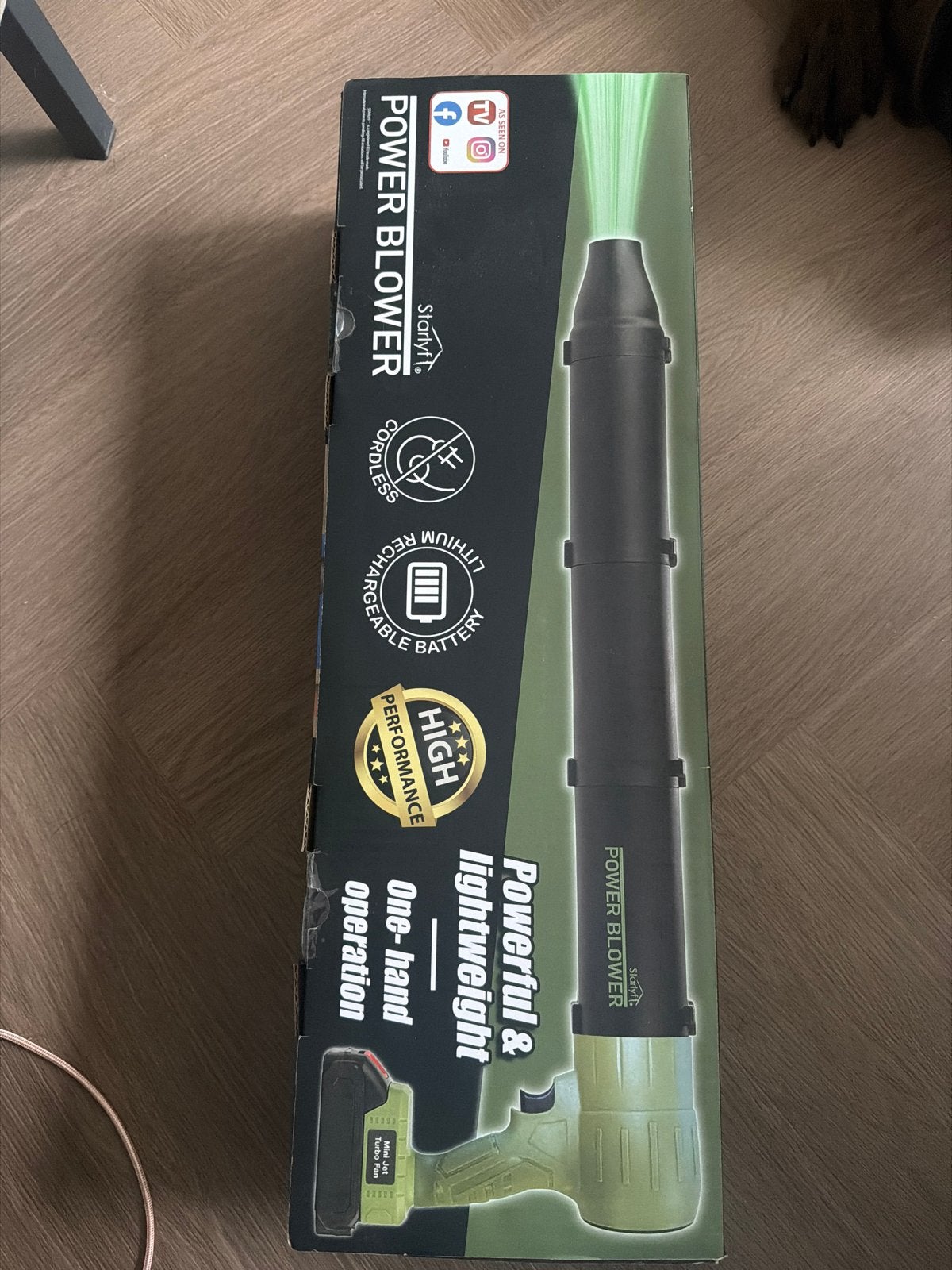 Starlyf Power Blower Accu Bladblazer - Krachtig & Lichtgewic, Ophalen, Nieuw, Accu, Handgedragen
