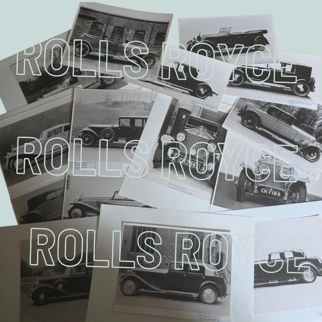 Rolls Royce - verzameling foto's 1907 -1930, Verzenden, Gelezen, Overige merken
