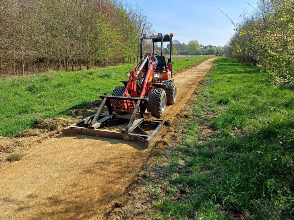 Egalisatieframe/vlakraam minishovel, Zakelijke goederen, Agrarisch | Werktuigen, Ophalen, Overige, Werkplaats, Gebouw of Erf