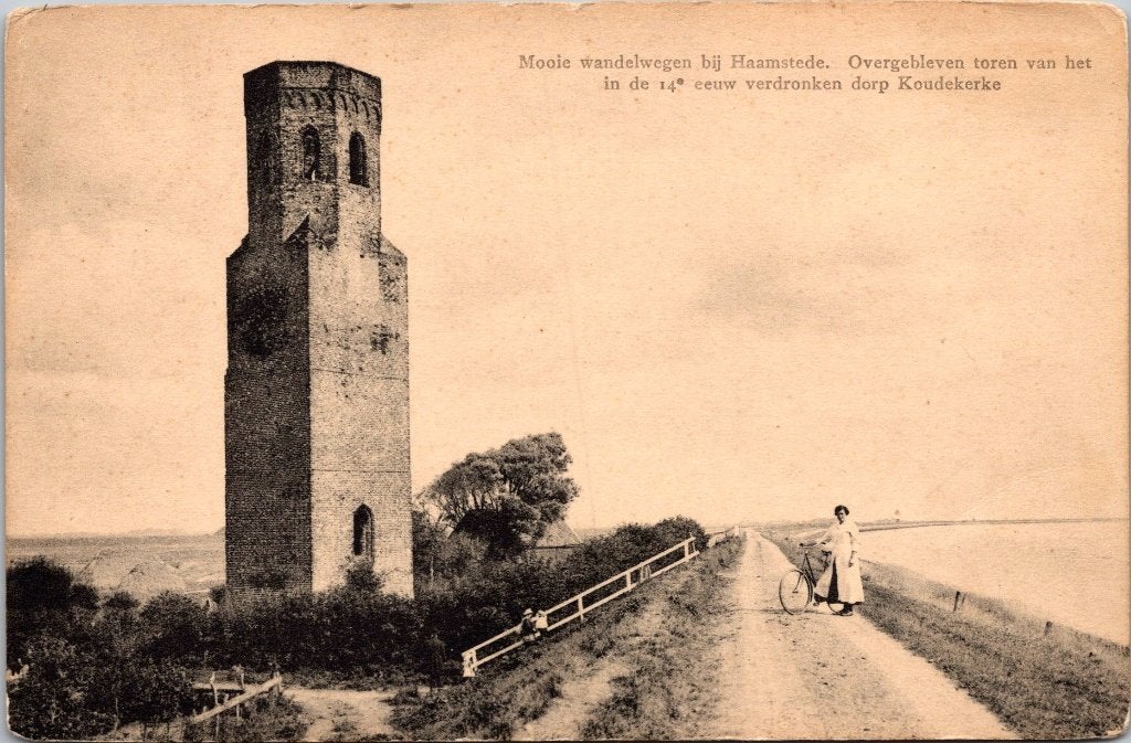 Haamstede - 8 antieke ansichtkaarten, Verzenden, Voor 1920, Ongelopen, Zeeland